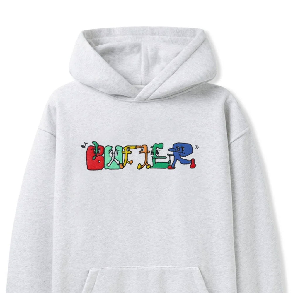 Zorched Pullover Hood Sweatshirt Ash GRY ロゴ スウェット フーディー パーカー