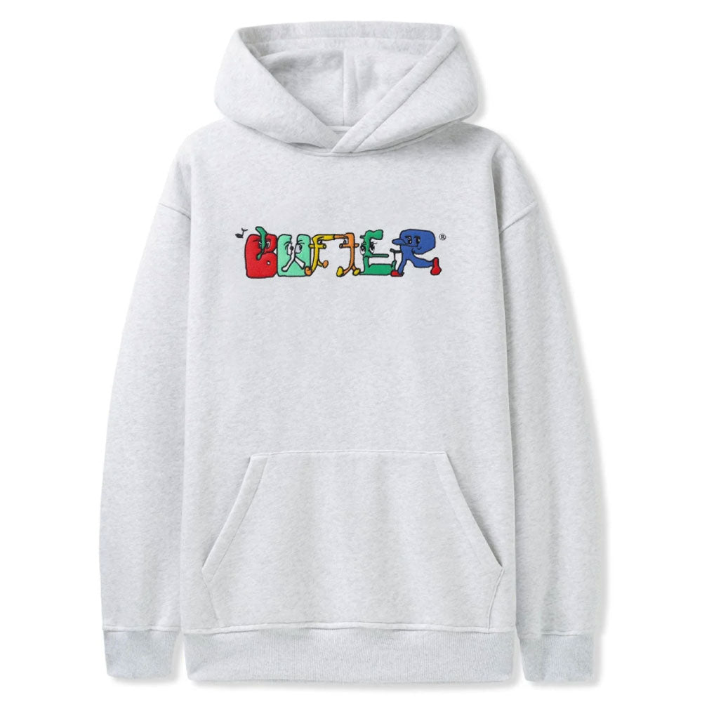 Zorched Pullover Hood Sweatshirt Ash GRY ロゴ スウェット フーディー パーカー