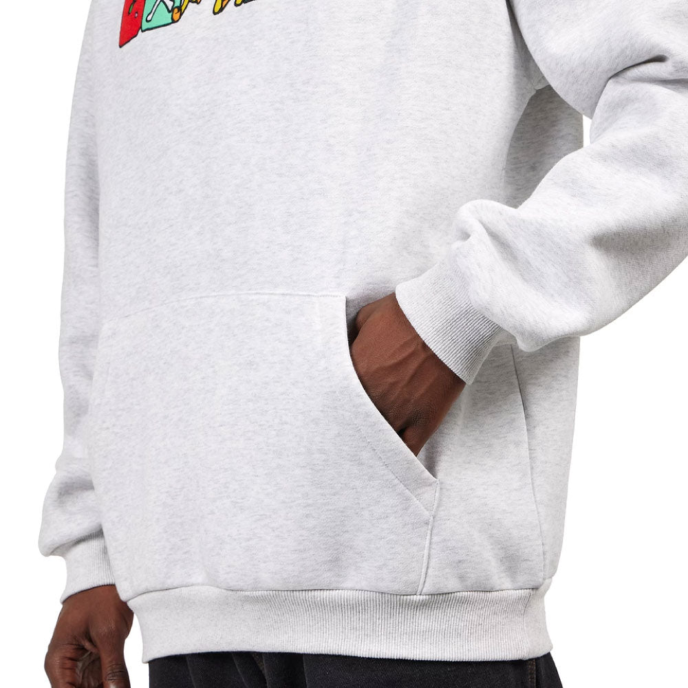 Zorched Pullover Hood Sweatshirt Ash GRY ロゴ スウェット フーディー パーカー