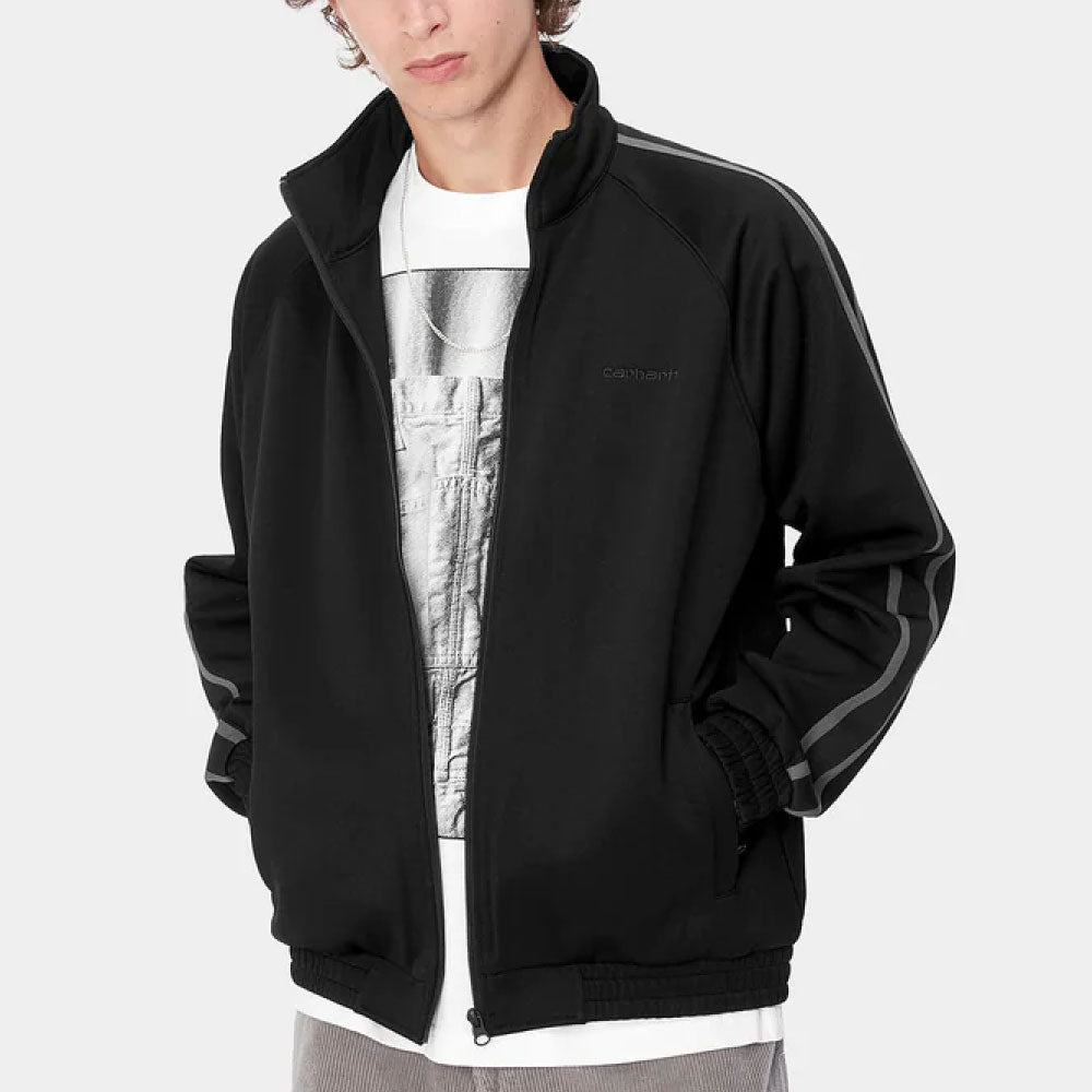 Bolan Jacket Jersey Black / Graphite ポリ コットン ジャケット ジャージー Setup
