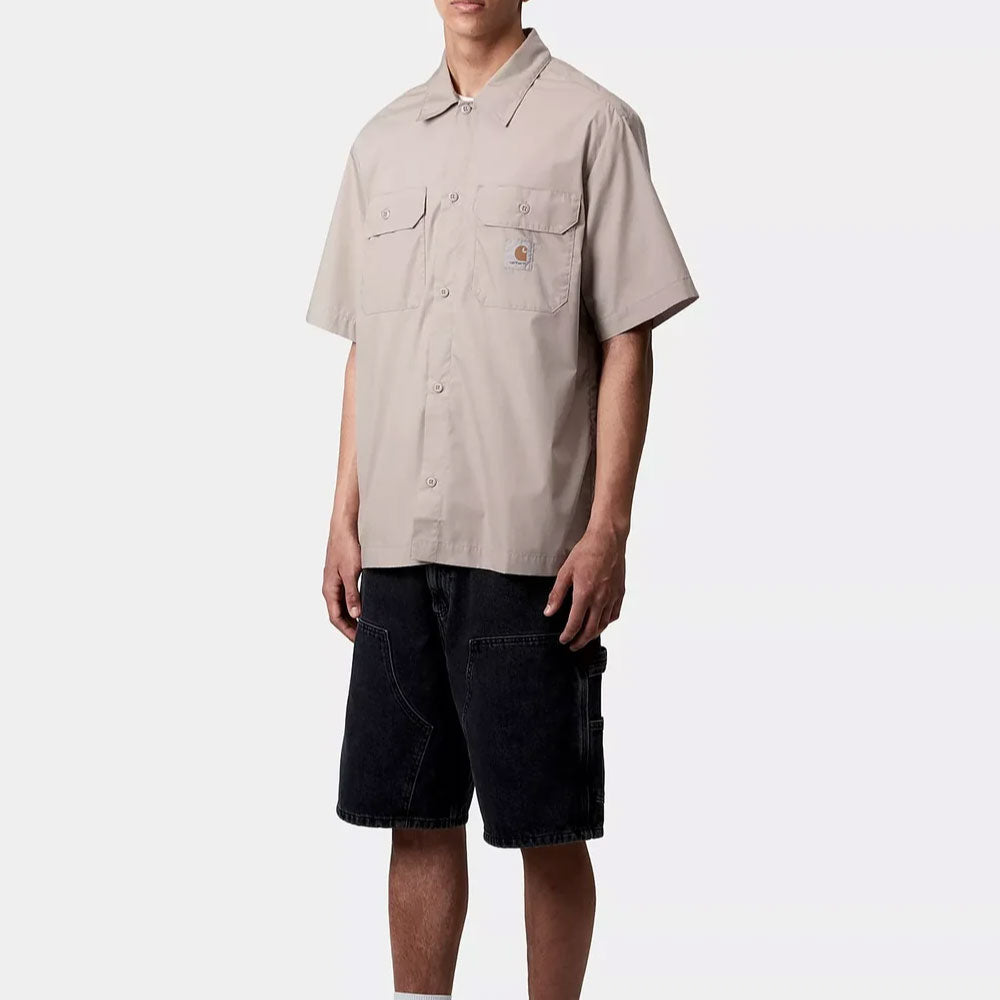 Craft S/S Shirts Dusky BEG 半袖 クラフト ポリコットン ワーク シャツ