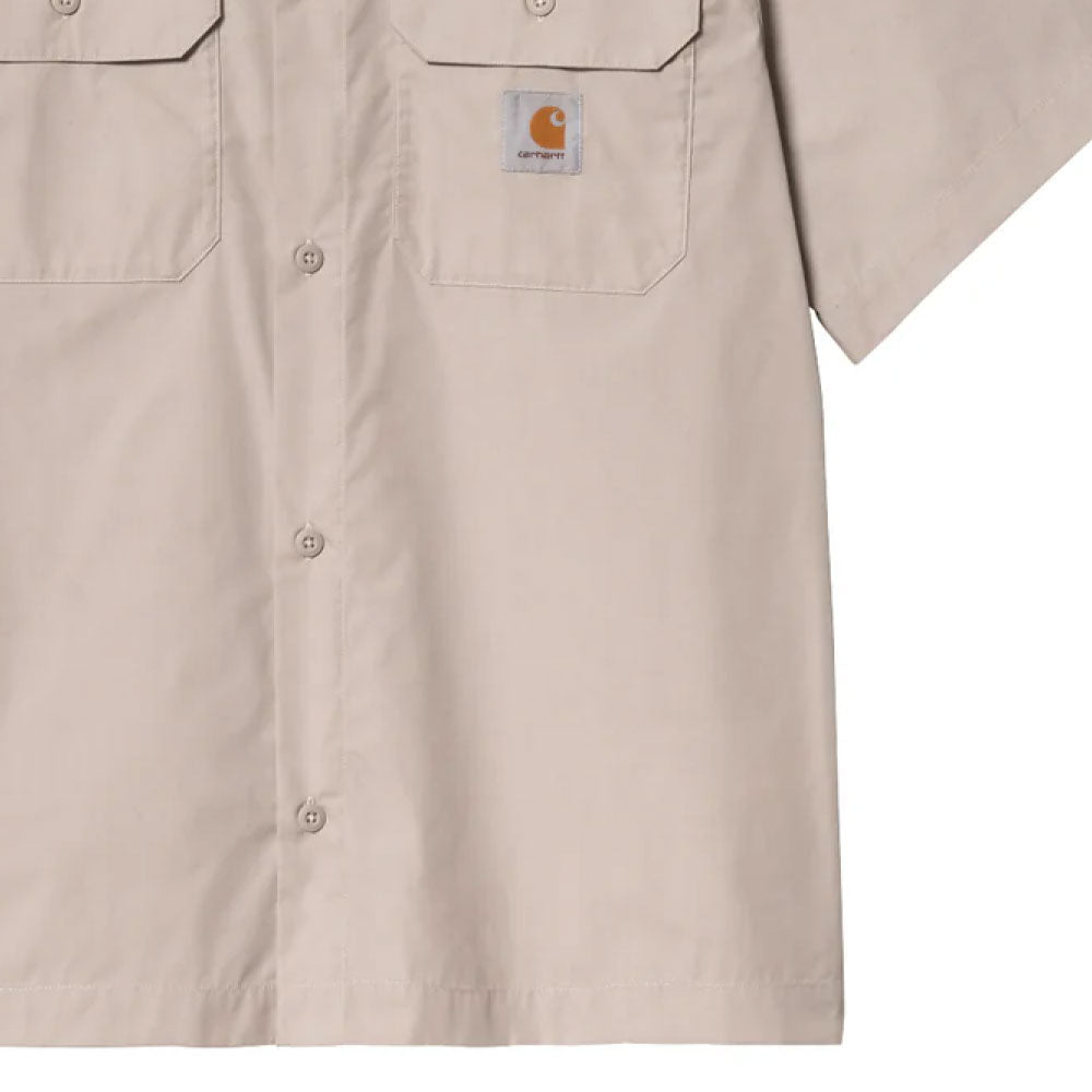 Craft S/S Shirts Dusky BEG 半袖 クラフト ポリコットン ワーク シャツ