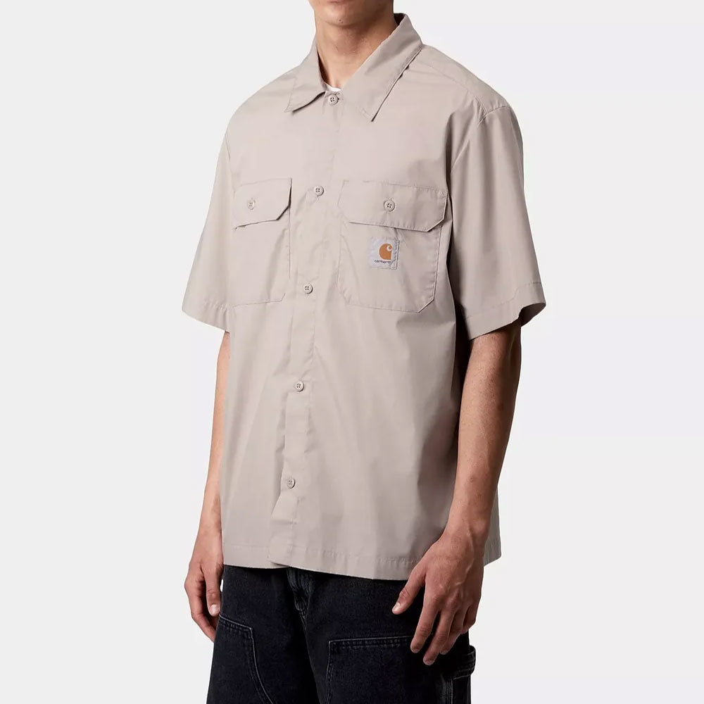 Craft S/S Shirts Dusky BEG 半袖 クラフト ポリコットン ワーク シャツ