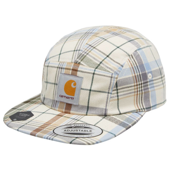 Vilay Cap Check 5 パネル キャップ チェック Cロゴ ラベル ストラップ Natural White Dark Navy ナチュラル ホワイト ネイビー