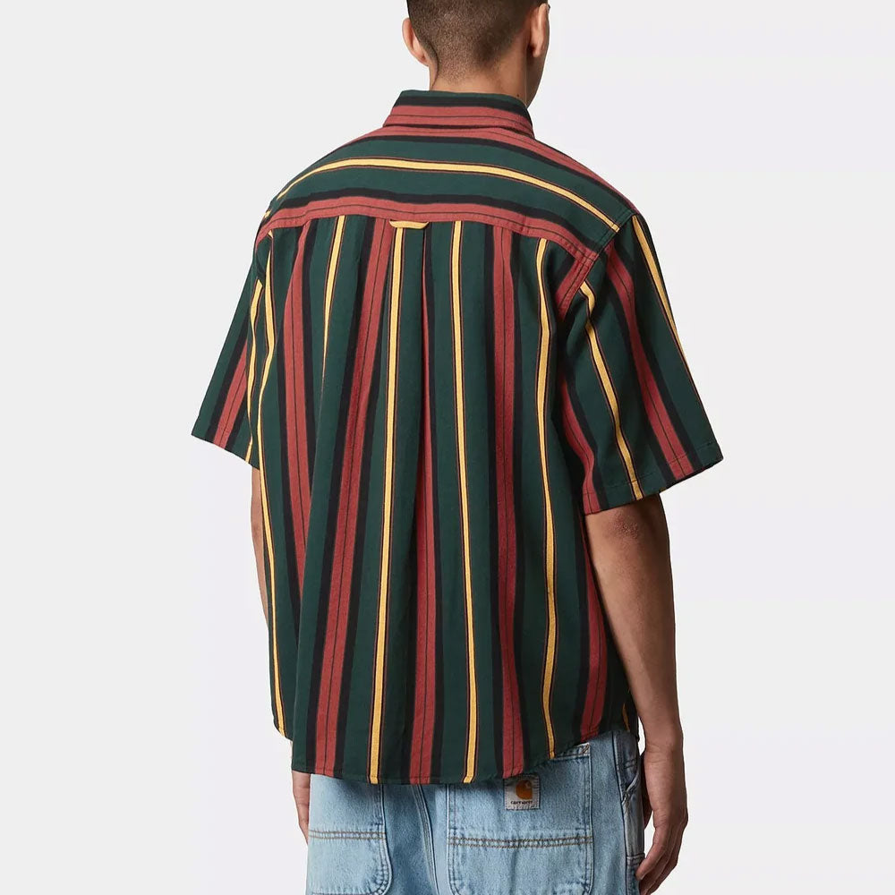 Jarrell S/S Stripe Shirts 半袖 ストライプ シャツ