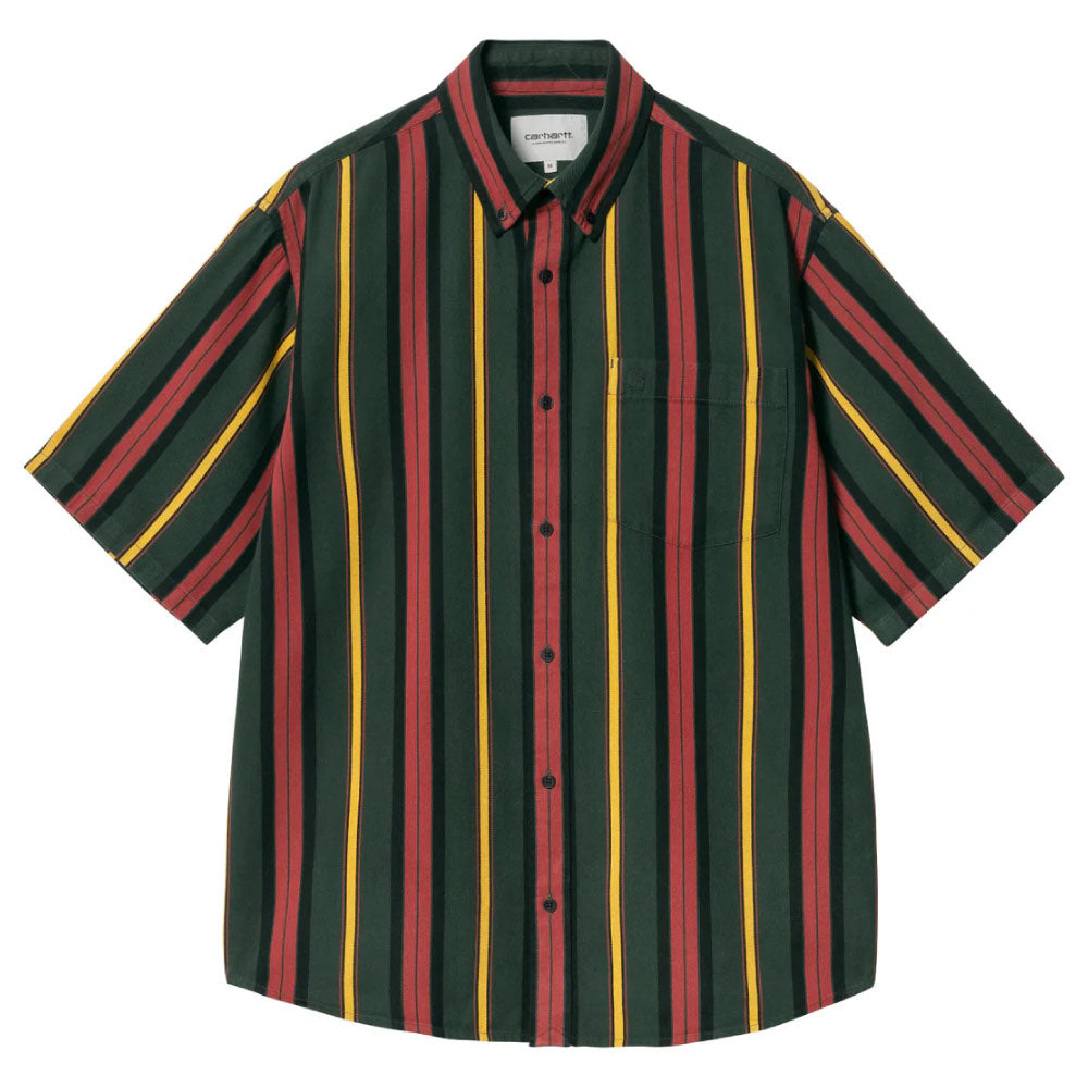 Jarrell S/S Stripe Shirts 半袖 ストライプ シャツ