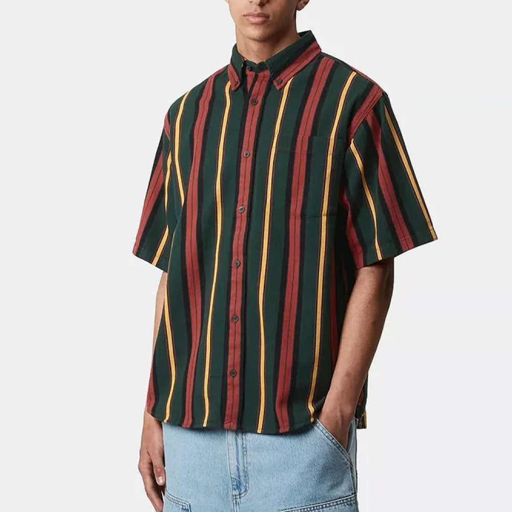 Jarrell S/S Stripe Shirts 半袖 ストライプ シャツ