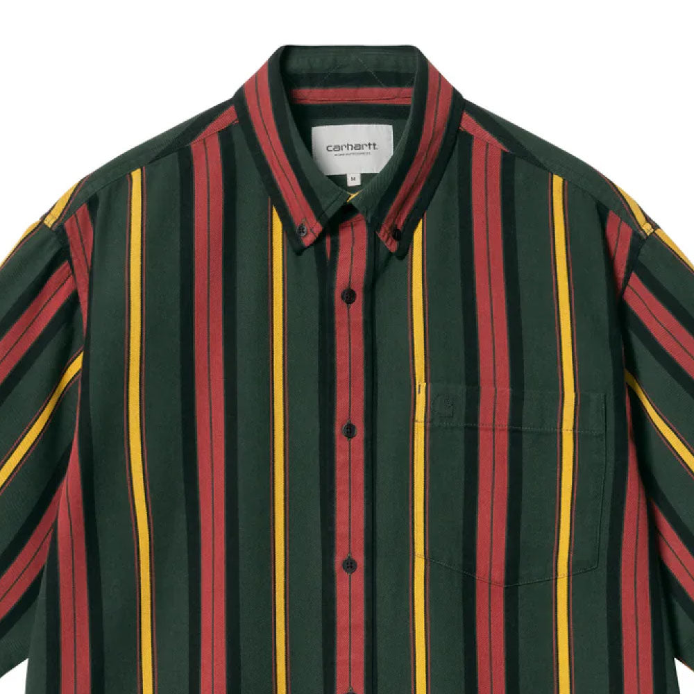 Jarrell S/S Stripe Shirts 半袖 ストライプ シャツ