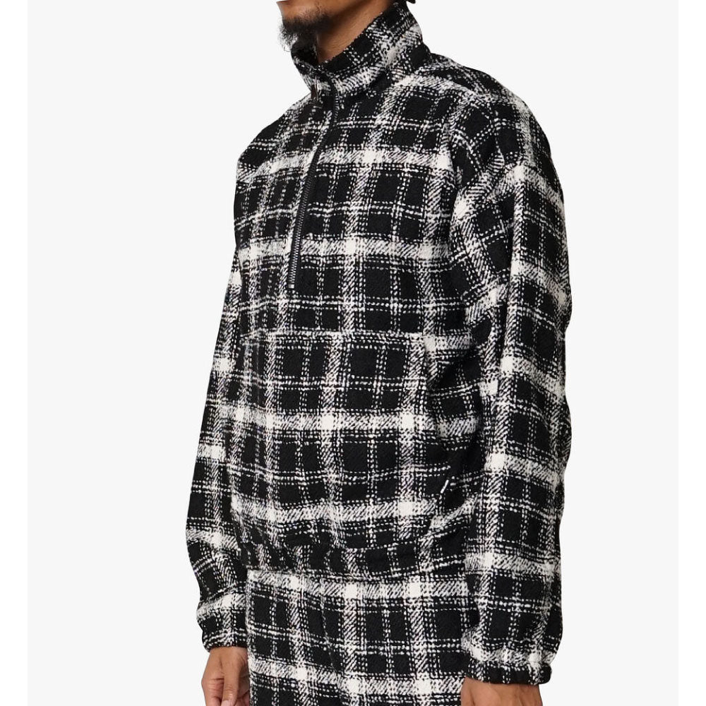 Half Zip Pullover Flannel Shirt ハーフ ジップ プルオーバー ヘビー フランネル シャツ