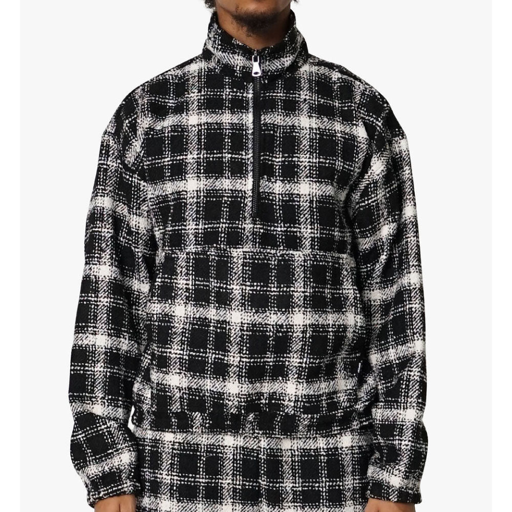 Half Zip Pullover Flannel Shirt ハーフ ジップ プルオーバー ヘビー フランネル シャツ