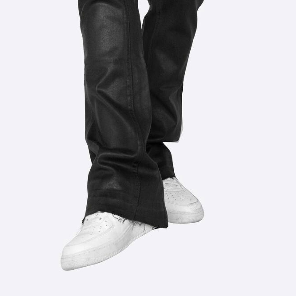 Mackey Flare Pants コーティング フレア パンツ