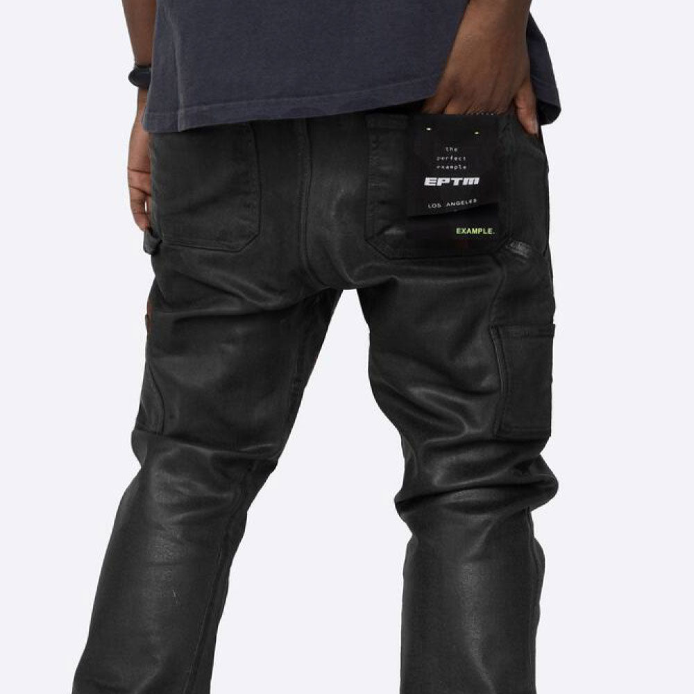 Mackey Flare Pants コーティング フレア パンツ