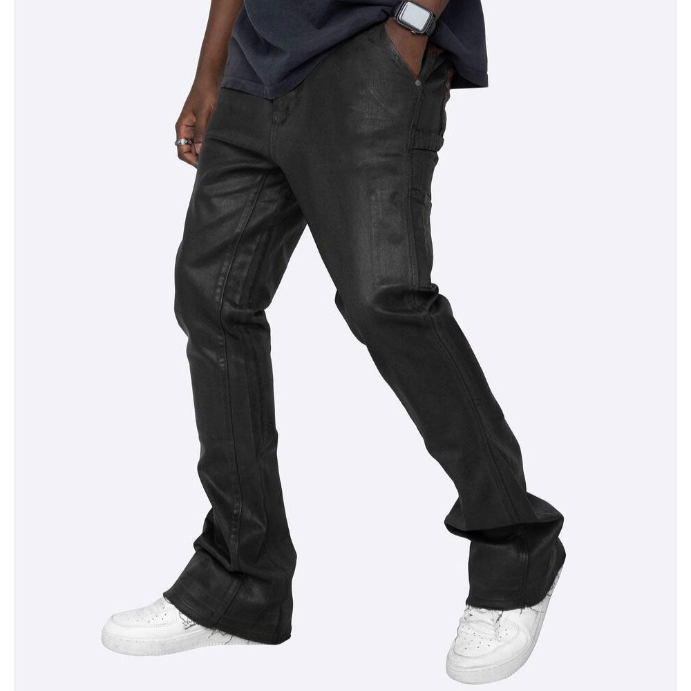 Mackey Flare Pants コーティング フレア パンツ