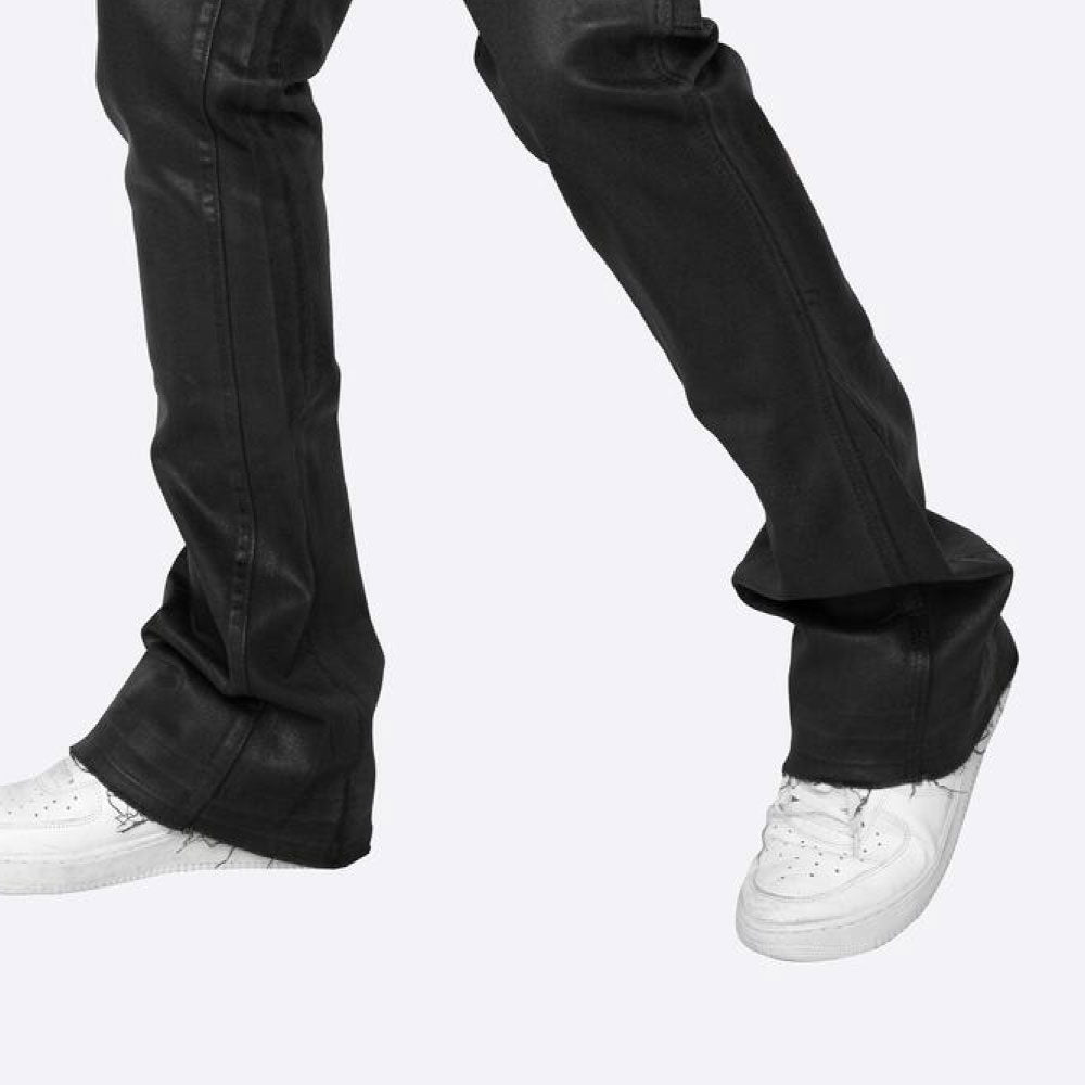 Mackey Flare Pants コーティング フレア パンツ