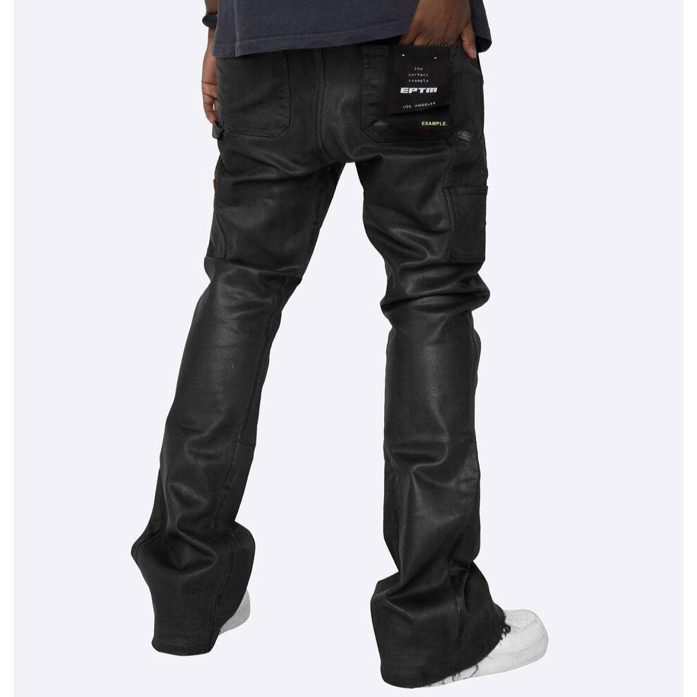 Mackey Flare Pants コーティング フレア パンツ
