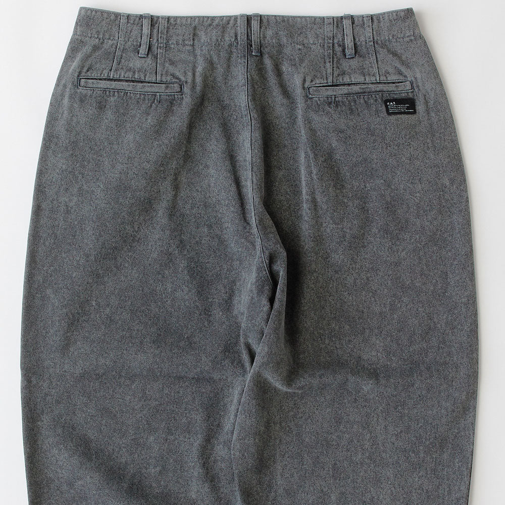 ACIDROUSER Chemical Wash Wide Denim Pants BLK ケミカルウォッシュ デニム ワイド パンツ