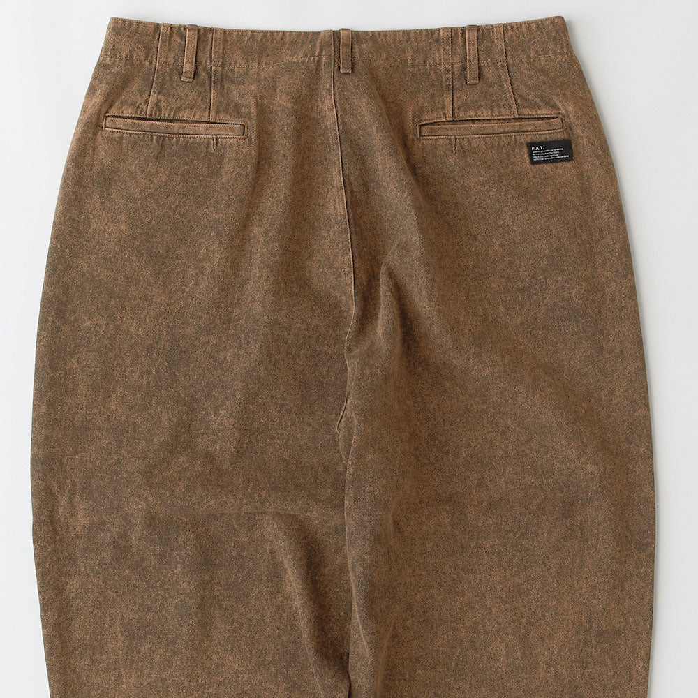 ACIDROUSER Chemical Wash Wide Denim Pants BRN ケミカルウォッシュ デニム ワイド パンツ (コピー)