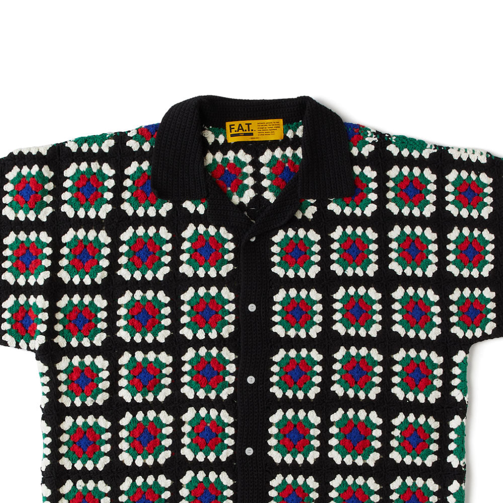 FLOCHET Knit S/S Shirts クロシェット ニット 半袖 シャツ