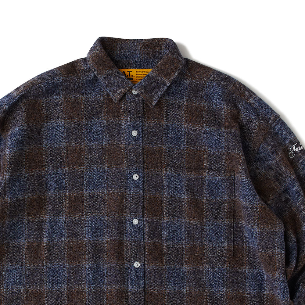 GIGAHEATHER Tartan Flannel Check Shirts BLU タータン チェック ネルシャツ チェック シャツ