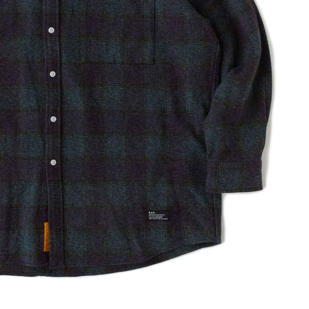 GIGAHEATHER Tartan Flannel Check Shirts BLU タータン チェック ネルシャツ チェック シャツ