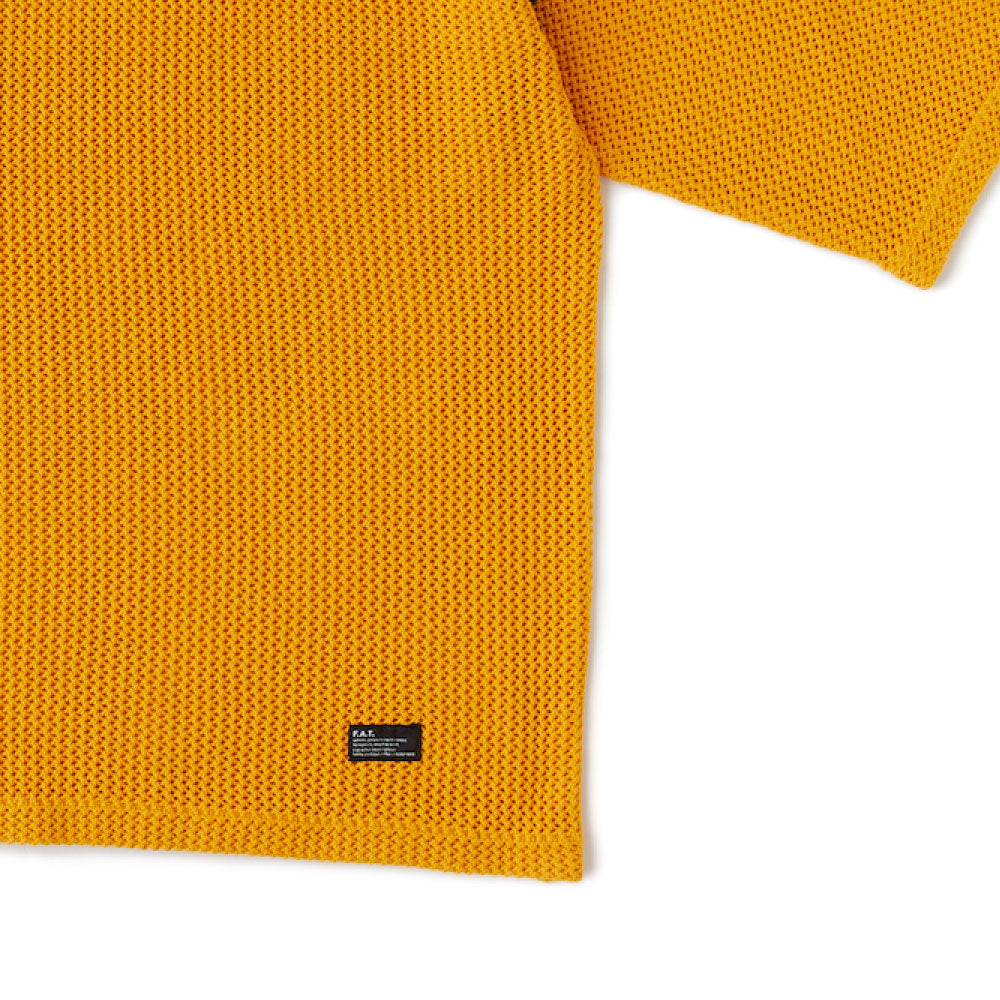MESHBOWL Mesh Knit S/S Shirts Yellow クロシェット ニット メッシュ フットボール 半袖 Tシャツ (コピー)