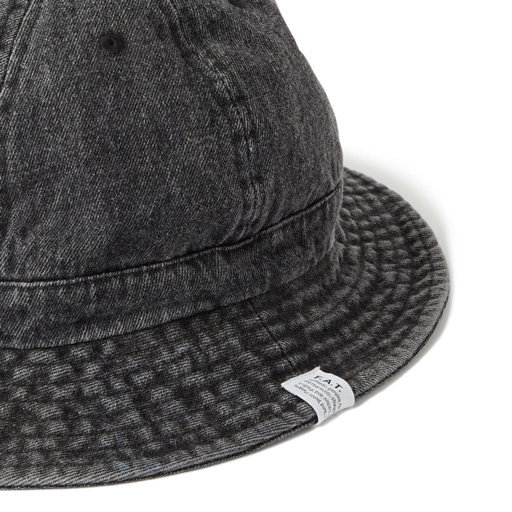 NICOL Military Denim Hat Washed BLU ミリタリー 6パネル デニム ハット 帽子