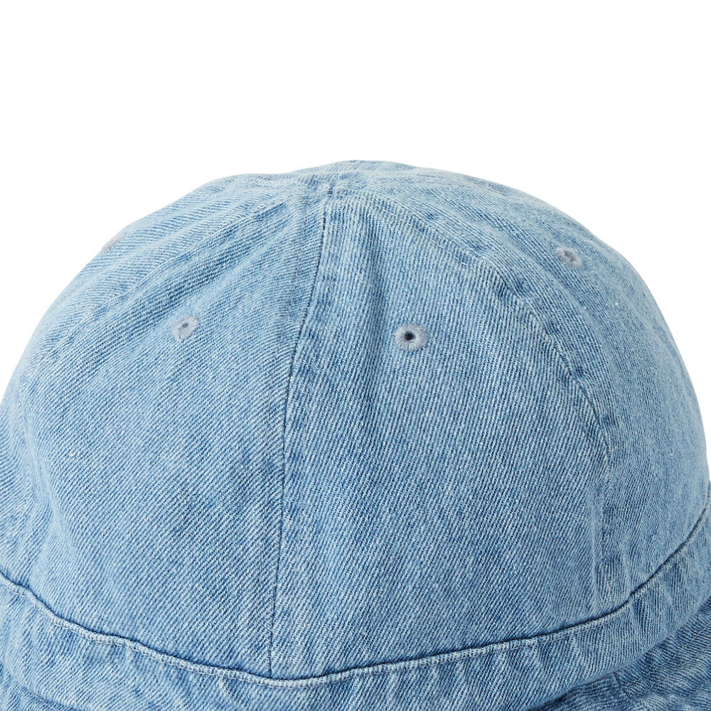 NICOL Military Denim Hat Washed BLU ミリタリー 6パネル デニム ハット 帽子