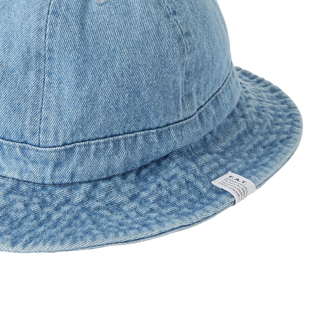 NICOL Military Denim Hat Washed BLU ミリタリー 6パネル デニム ハット 帽子
