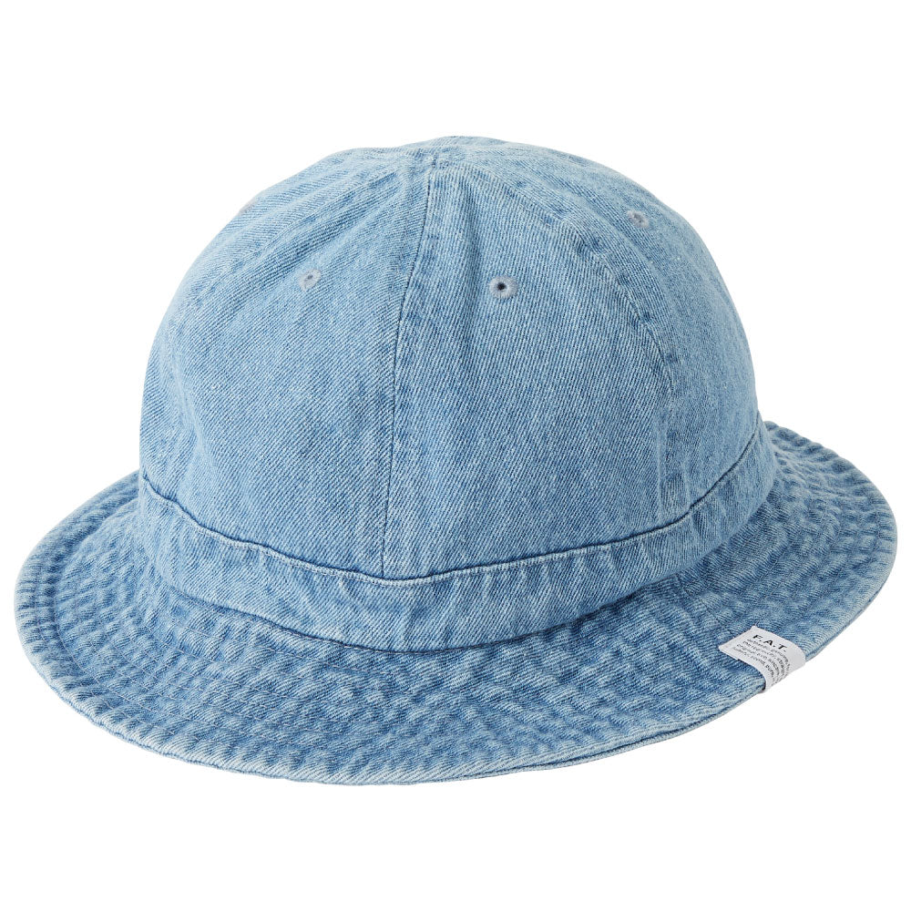 NICOL Military Denim Hat Washed BLU ミリタリー 6パネル デニム ハット 帽子