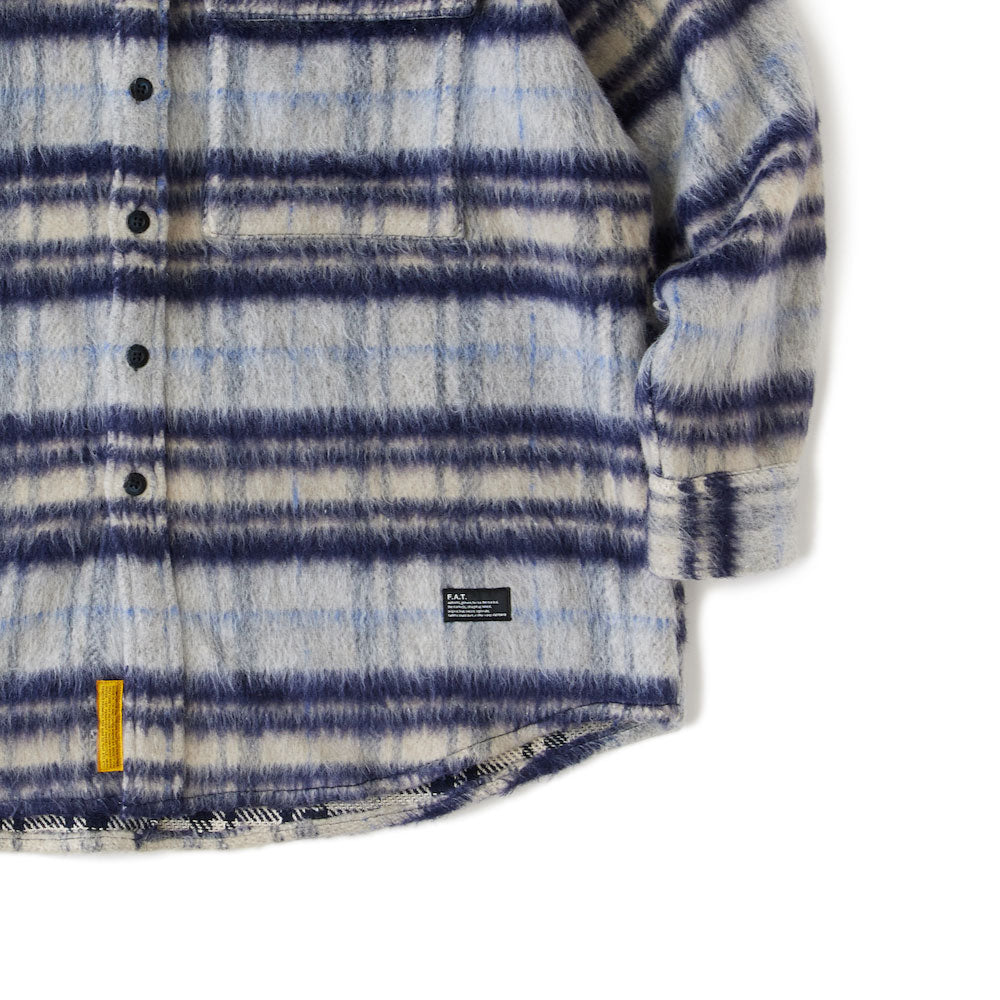 SHAGGYOVER Mohair Shirts Jacket モヘア チェック シャツジャケット