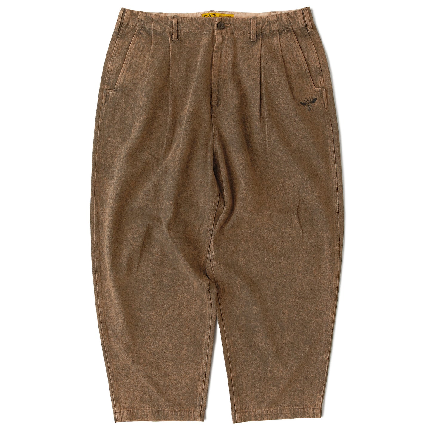 ACIDROUSER Chemical Wash Wide Denim Pants BRN ケミカルウォッシュ デニム ワイド パンツ (コピー)