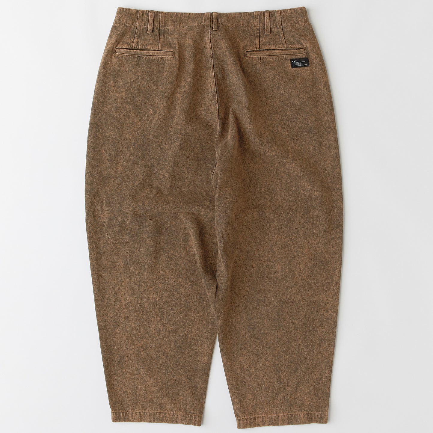 ACIDROUSER Chemical Wash Wide Denim Pants BRN ケミカルウォッシュ デニム ワイド パンツ (コピー)