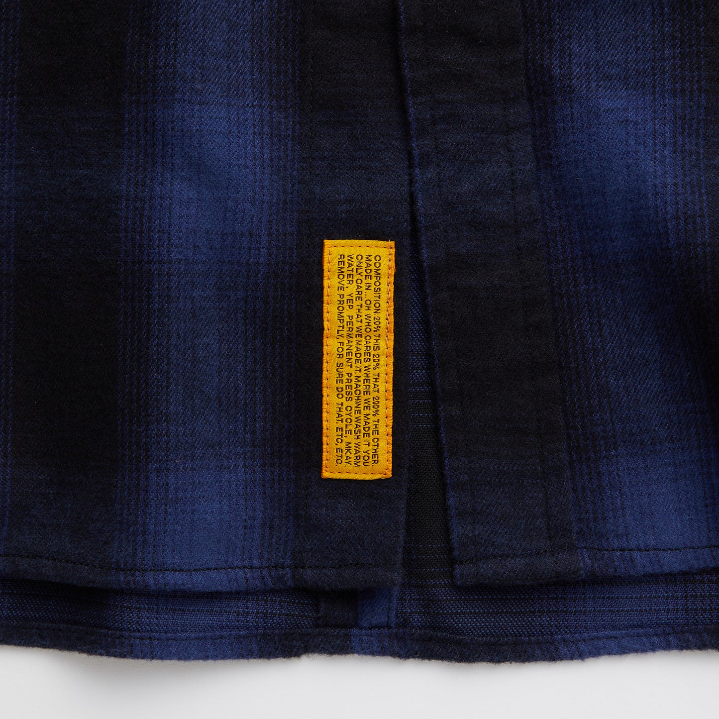 GIGADATION Ombre Flannel Check Shirts BLU オンブレ チェック ネルシャツ チェック シャツ