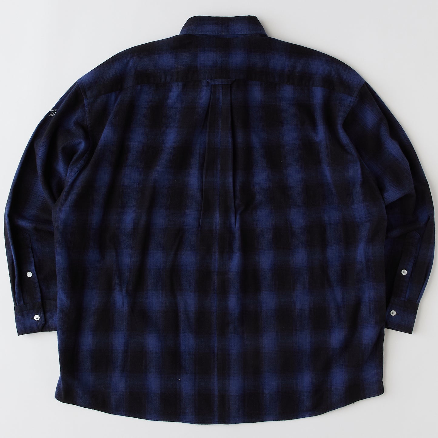 GIGADATION Ombre Flannel Check Shirts BLU オンブレ チェック ネルシャツ チェック シャツ