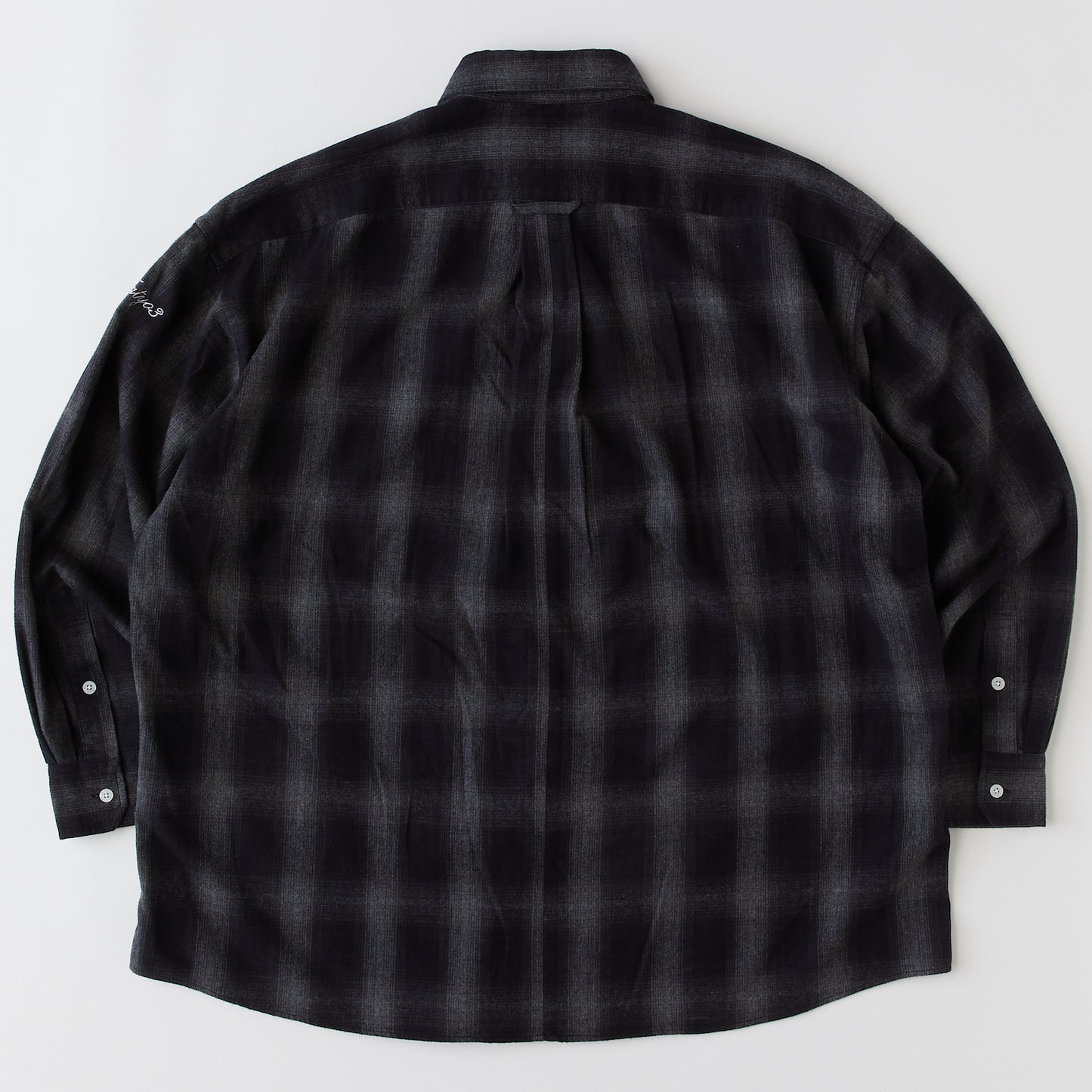 GIGADATION Ombre Flannel Check Shirts GRY オンブレ チェック ネルシャツ チェック シャツ
