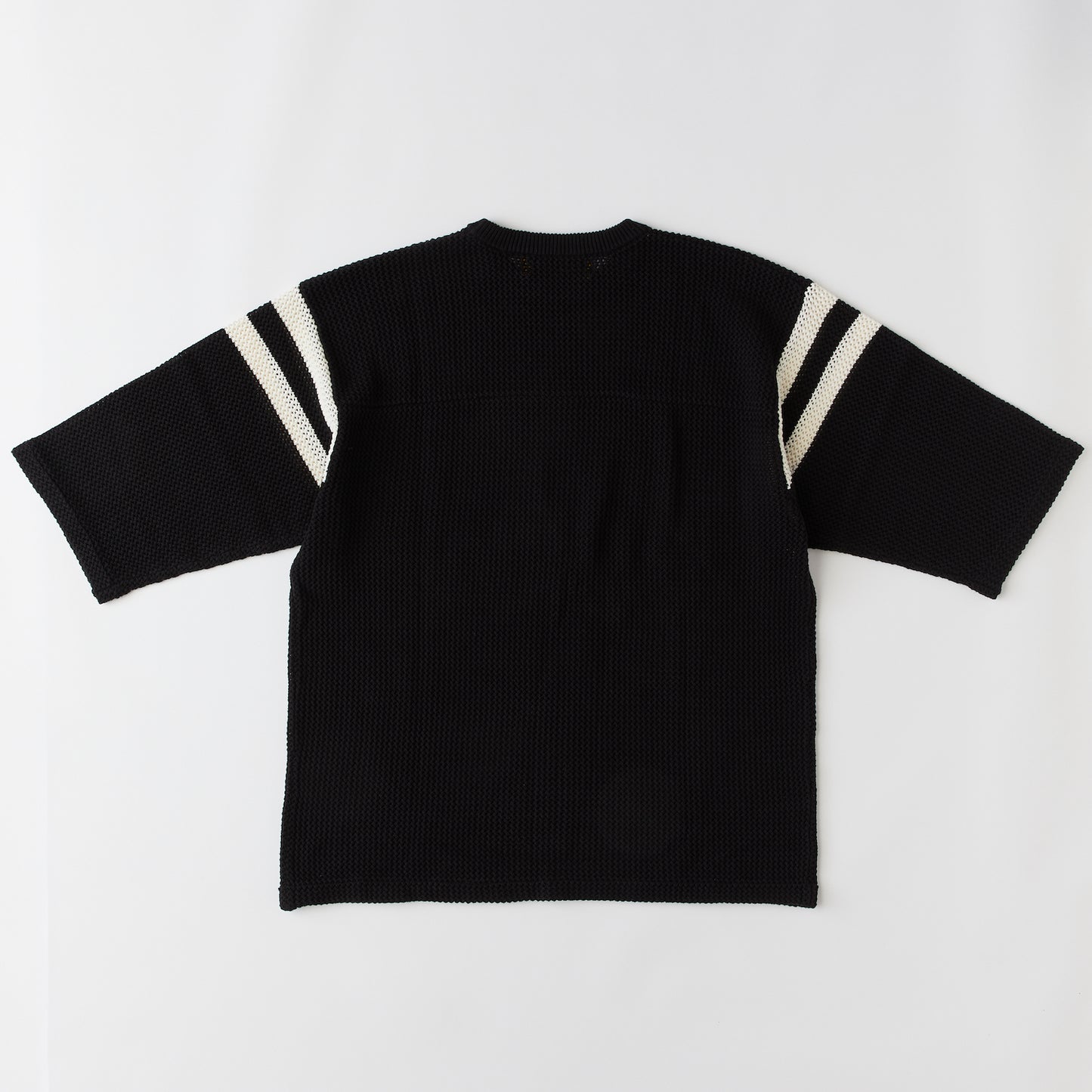 MESHBOWL Mesh Knit S/S Shirts Yellow クロシェット ニット メッシュ フットボール 半袖 Tシャツ (コピー)
