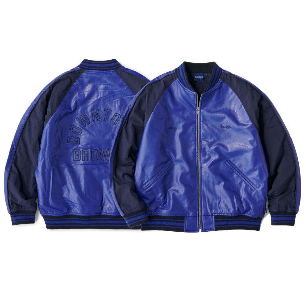 Downtown Browns Jacket ダウンタウン ブラウンズ ブルゾン Blue