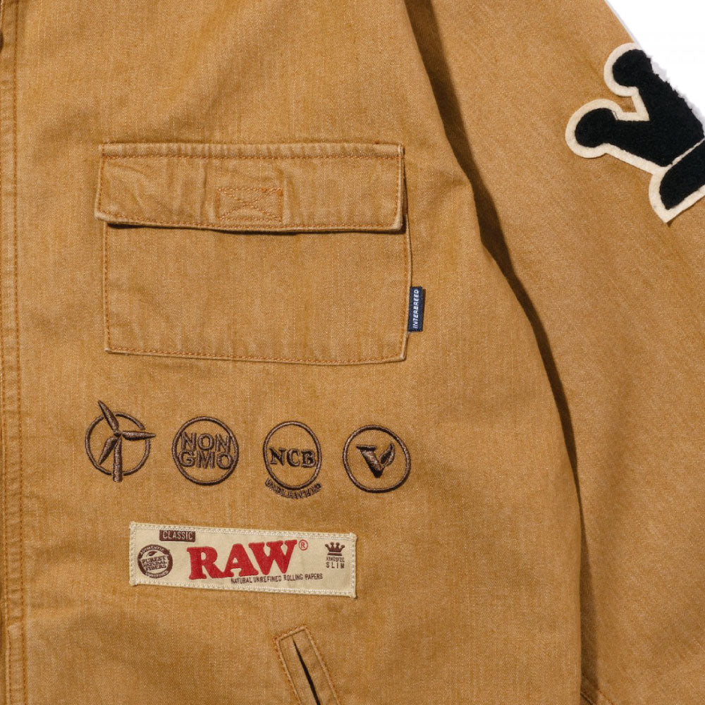 x Raw Managers Jacket ロウ ジャケット Natural Brown