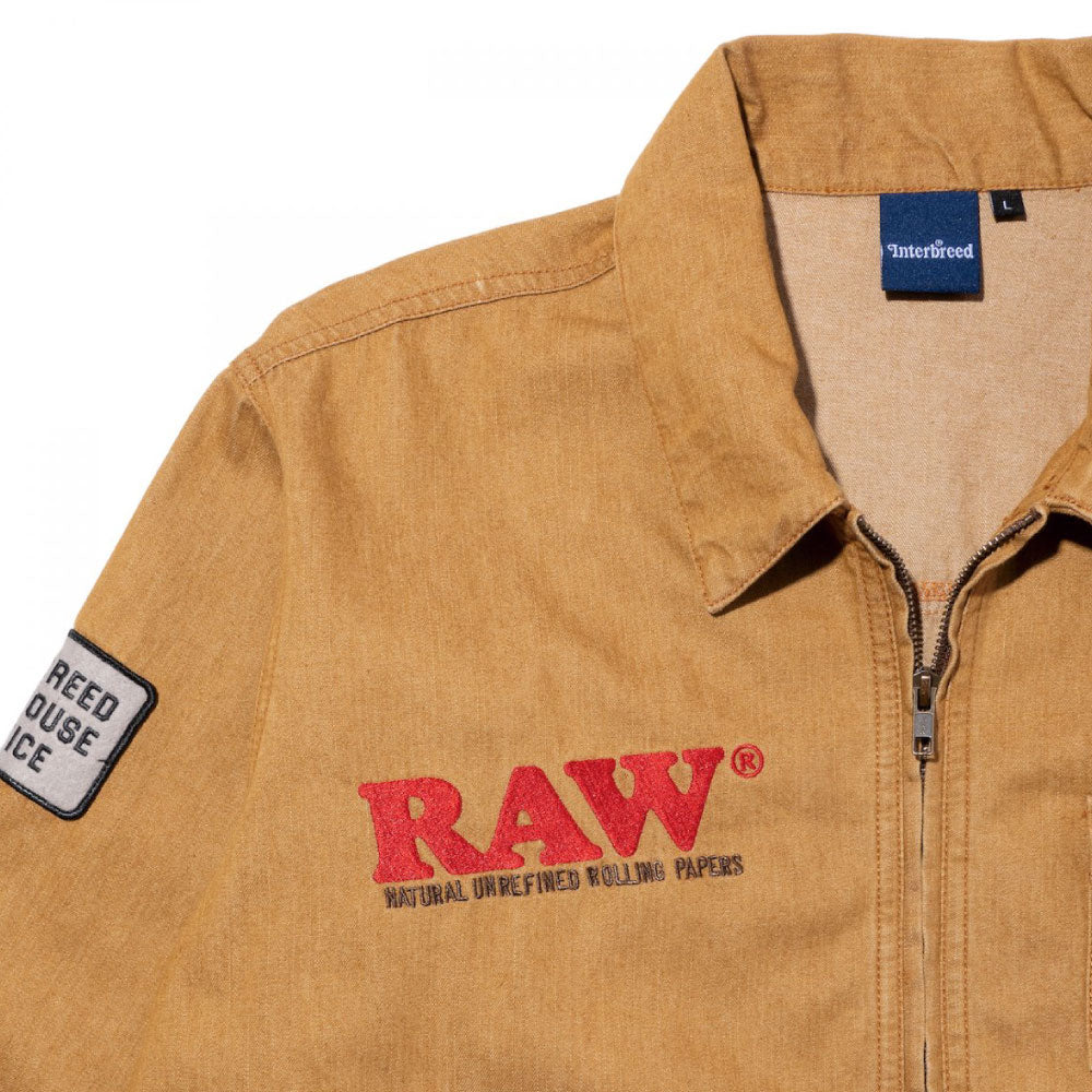 x Raw Managers Jacket ロウ ジャケット Natural Brown