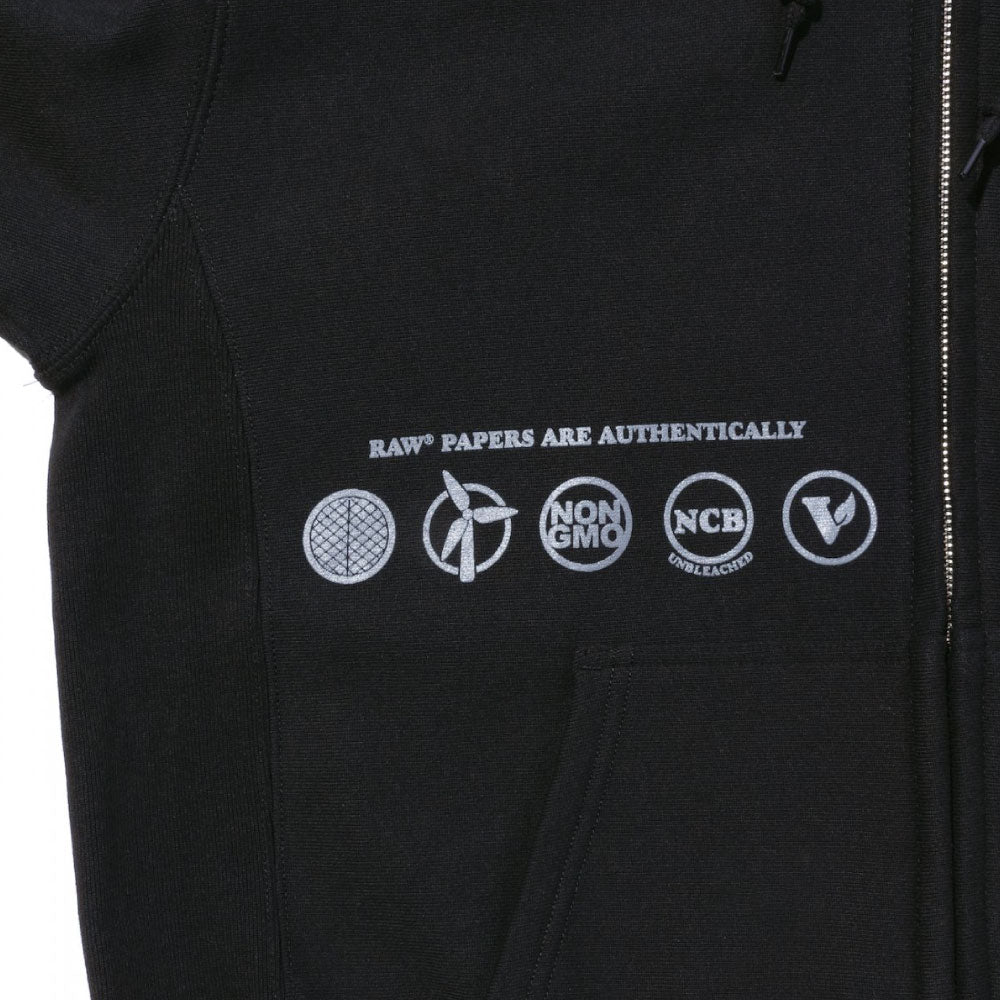 x Raw Warehouse Zip Sweat Hoodie ロウ ジップ スウェット フーディー パーカー