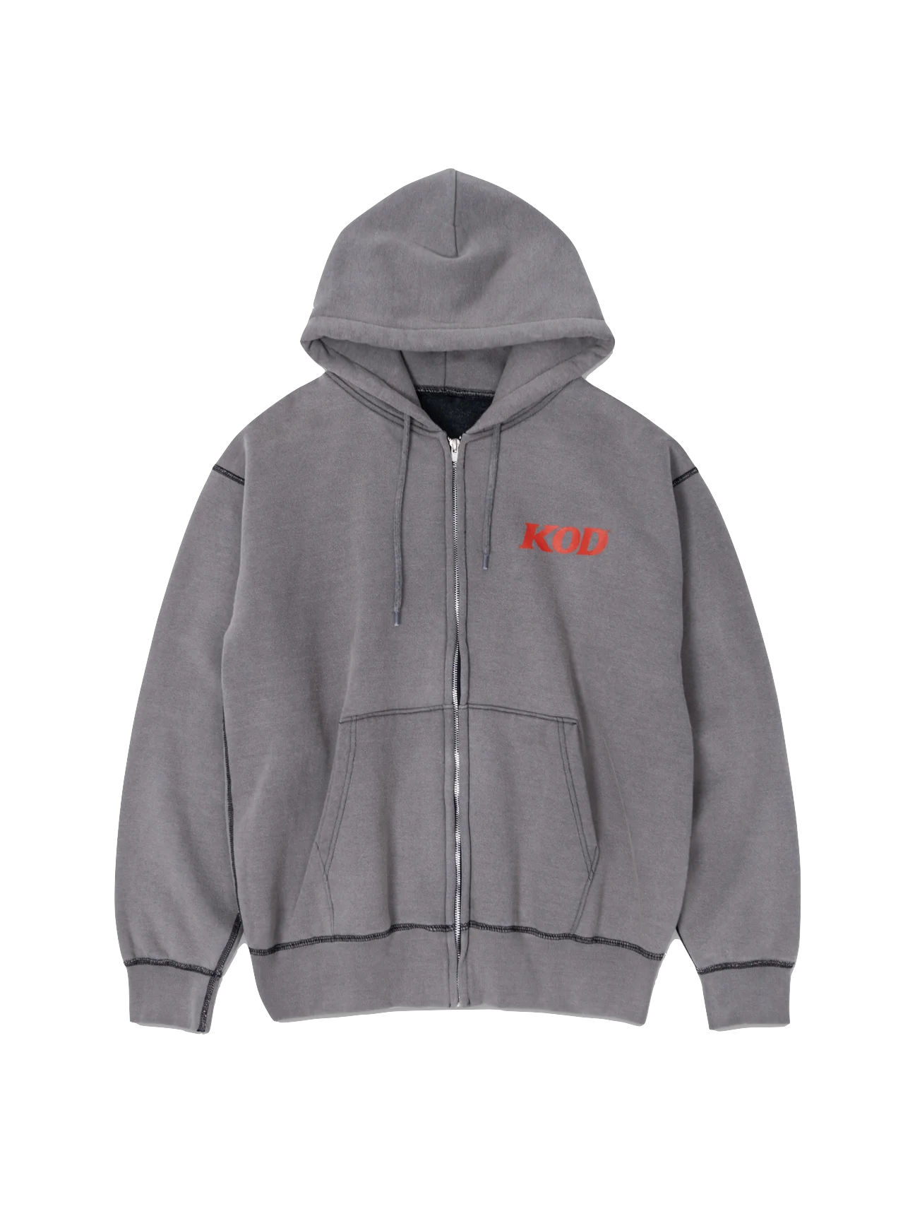 KING OF DIGGIN’ Faded Zip Sweat Hoodie” Washed ジップ スウェットフーディ ヘヴィ 12.4oz DJ MURO