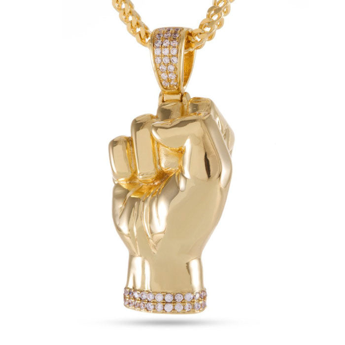 The Power Fist Necklace Designed by Snoop Dogg 14K Gold Single chain ネックレス ゴールド チェーン パワー フィスト スヌープ ドッグ