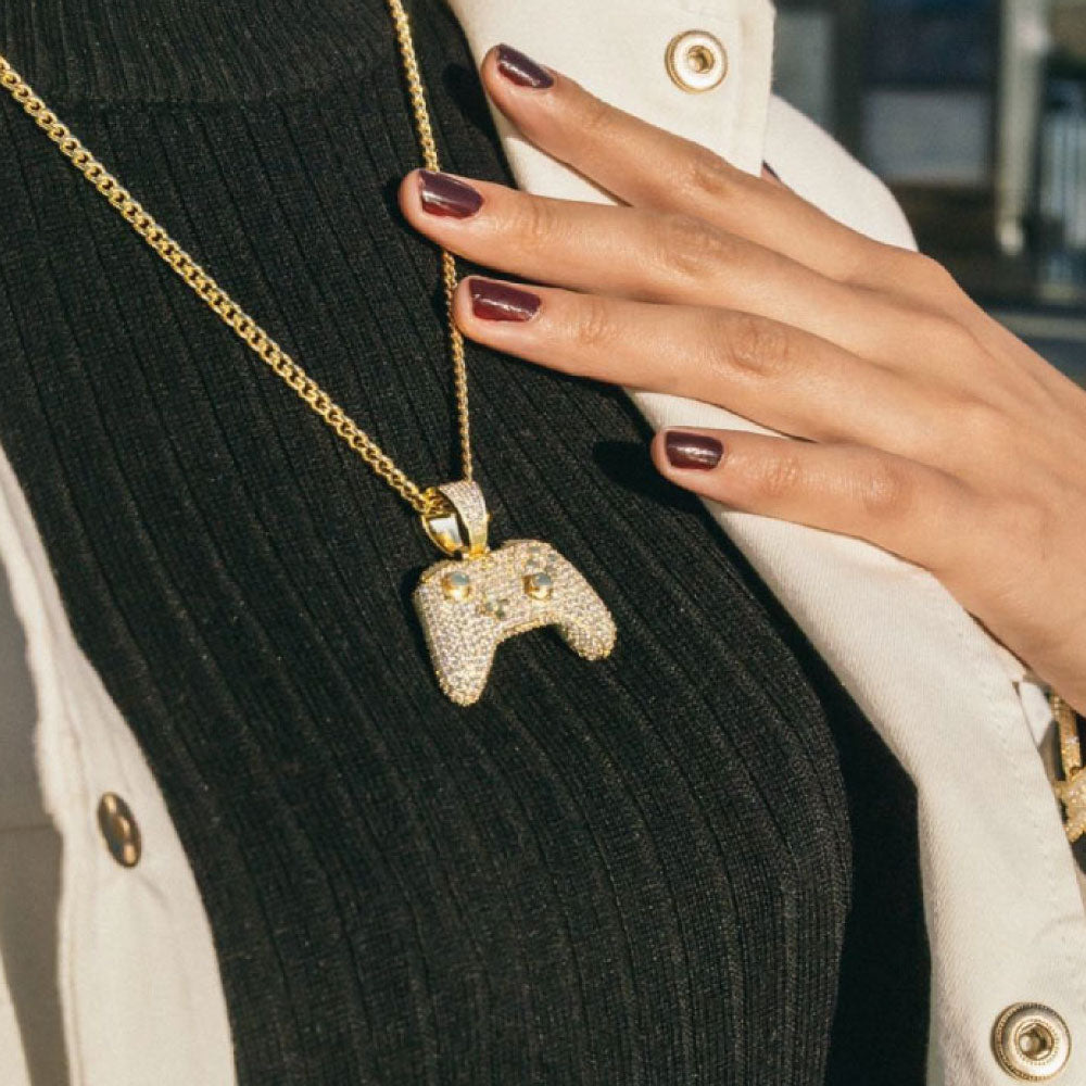 × Xbox Controller Iced Classic Necklace エックスボックス コントローラー ネックレス