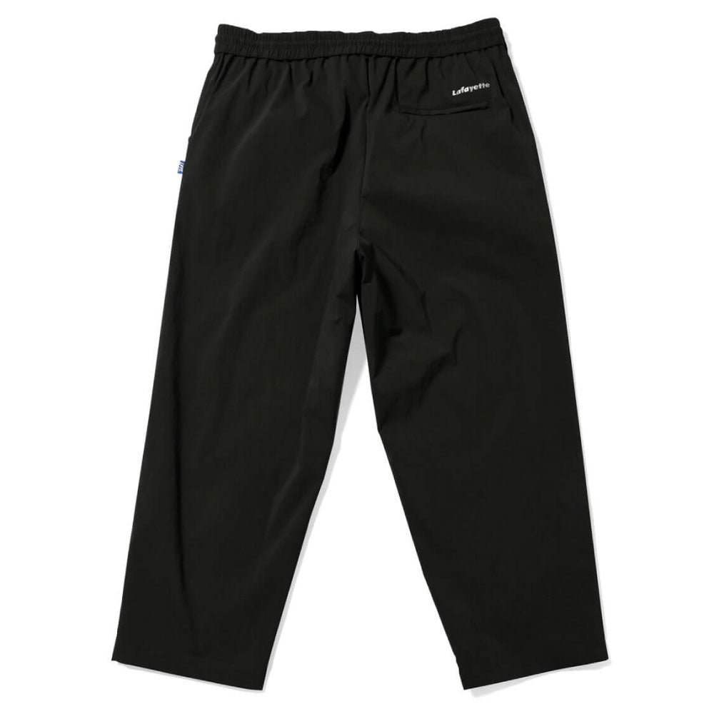 Active Easy Nylon Pants BLK コットン ナイロン 混紡 イージー パンツ