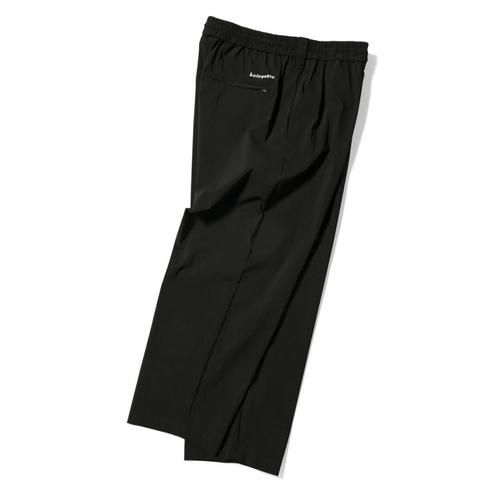 Active Easy Nylon Pants BLK コットン ナイロン 混紡 イージー パンツ