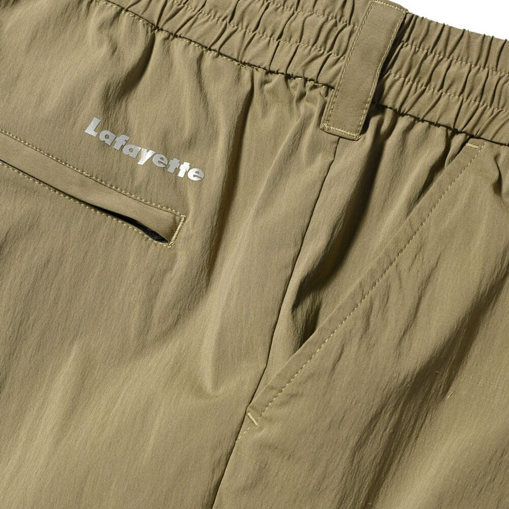 Active Easy Nylon Pants OLV コットン ナイロン 混紡 イージー パンツ