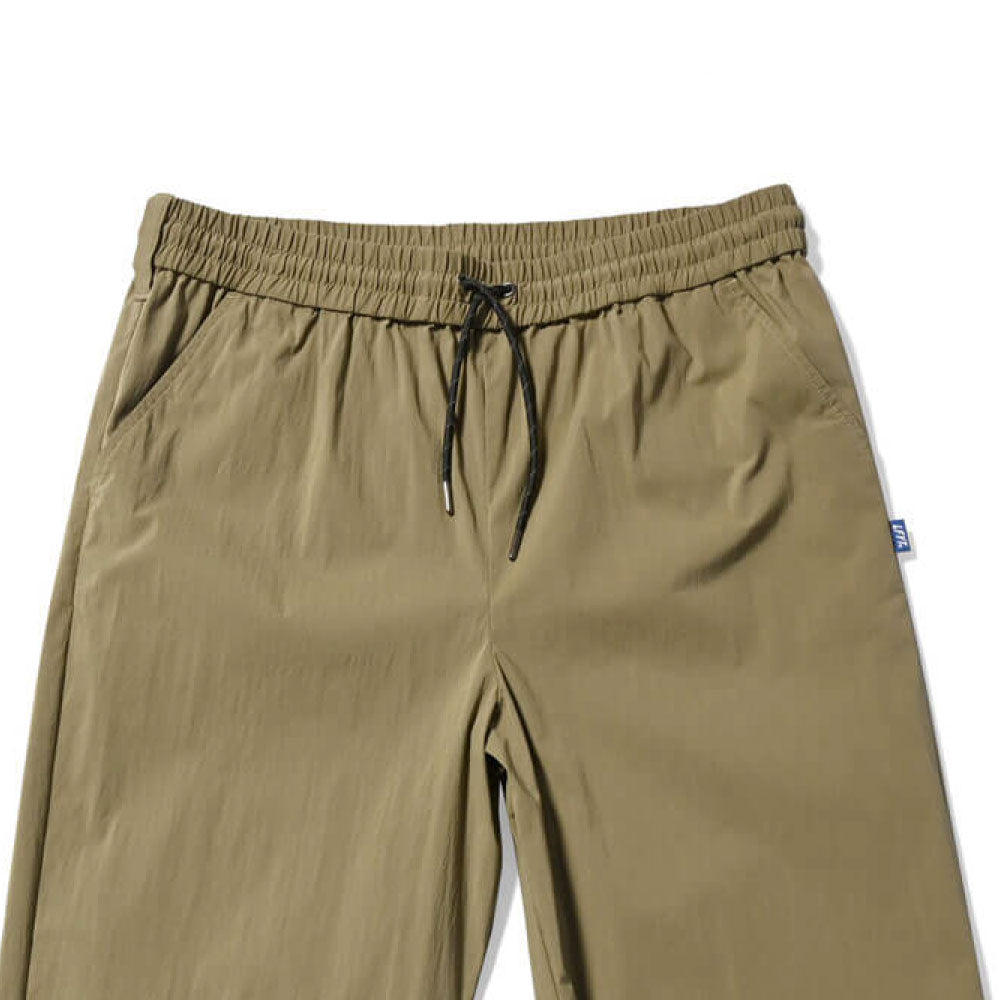 Active Easy Nylon Pants OLV コットン ナイロン 混紡 イージー パンツ