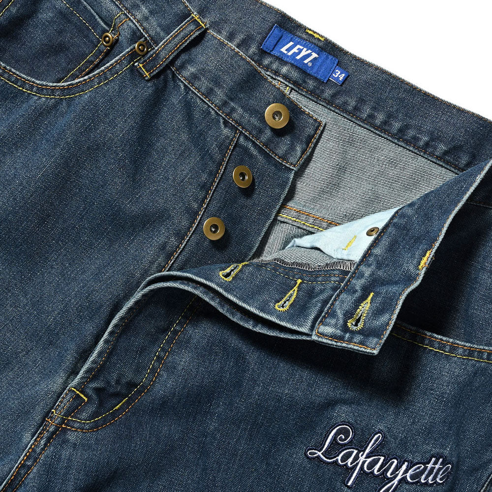 All Over Emblem Denim Pants Baggie Fit バギー フィット デニム パンツ