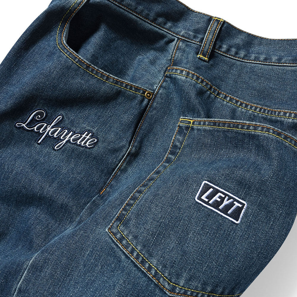All Over Emblem Denim Pants Baggie Fit バギー フィット デニム パンツ