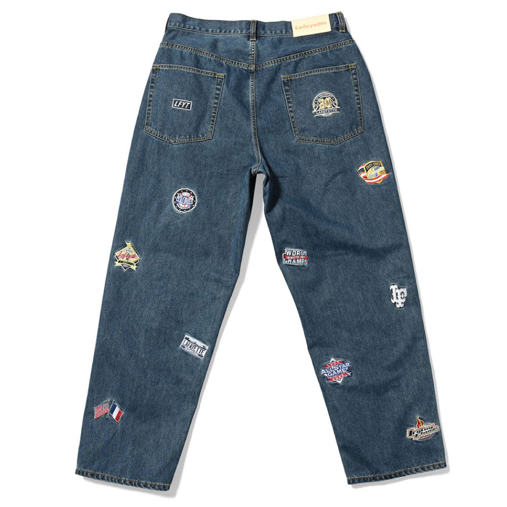 All Over Emblem Denim Pants Baggie Fit バギー フィット デニム パンツ